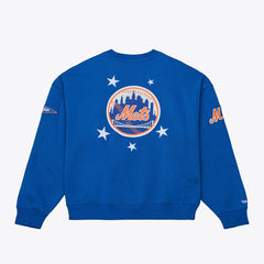 New York Mets Women's Pep Rally Sweatshirt - Royal | Mitchell & Ness