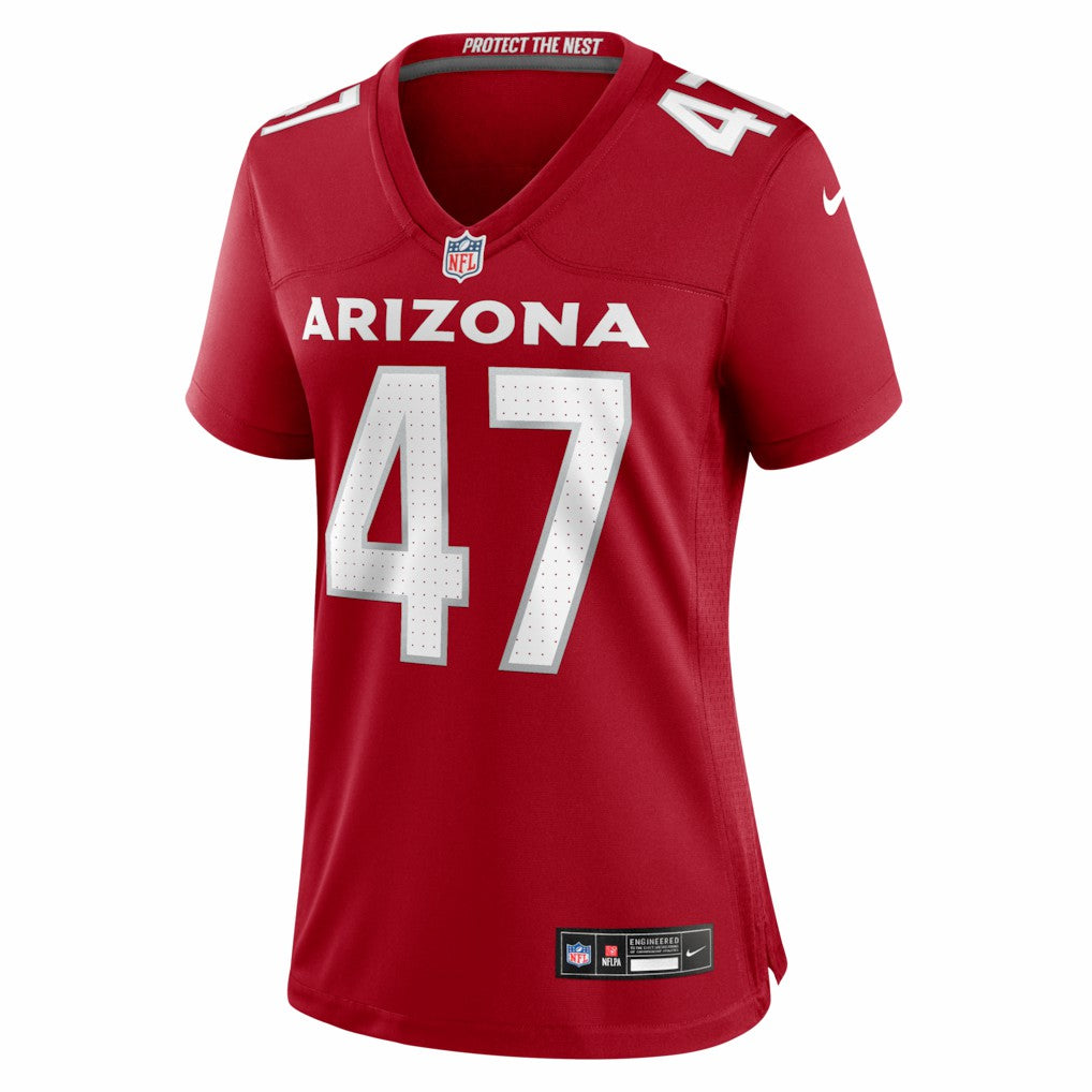 NFL Arizona Cardinals Channing Tindall  Women's Team Game Jersey