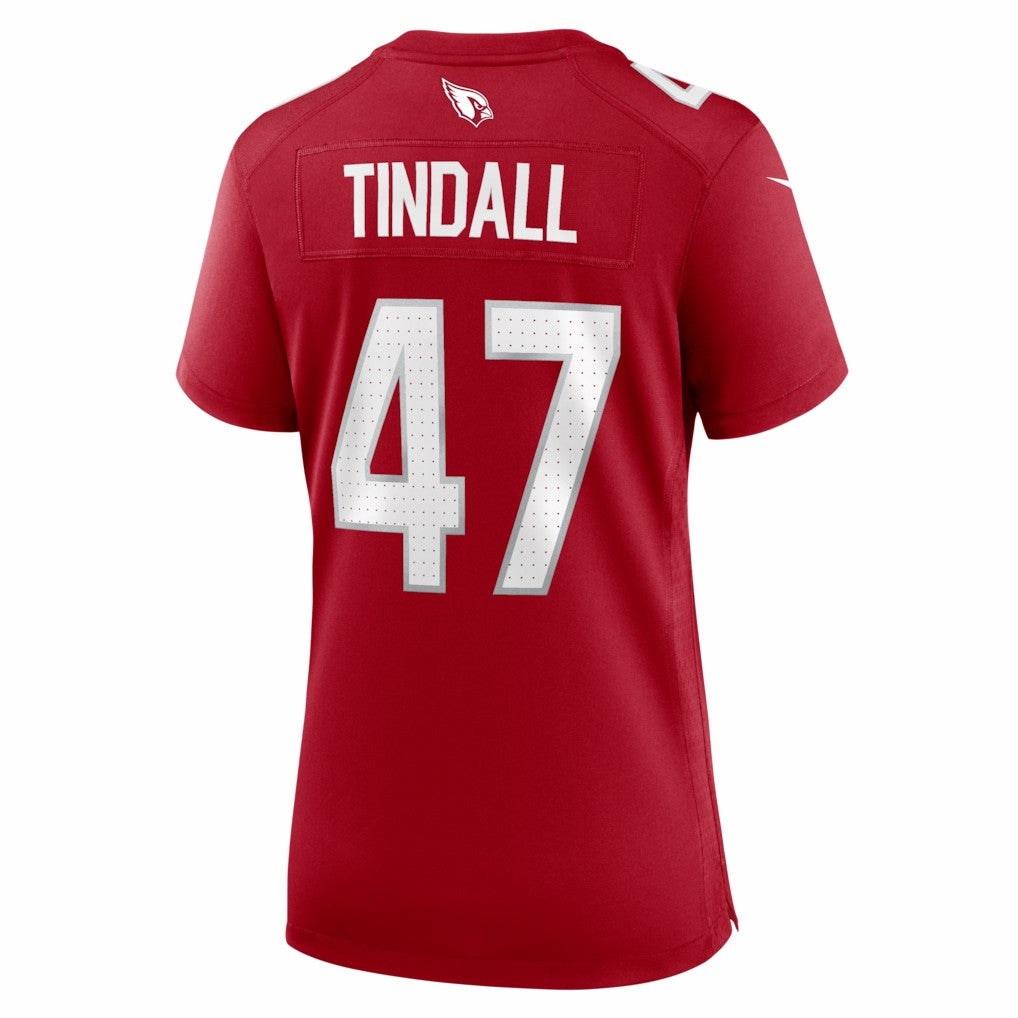 NFL Arizona Cardinals Channing Tindall  Women's Team Game Jersey