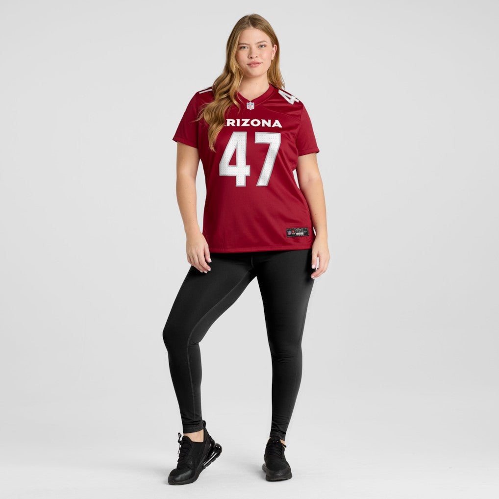 NFL Arizona Cardinals Channing Tindall  Women's Team Game Jersey