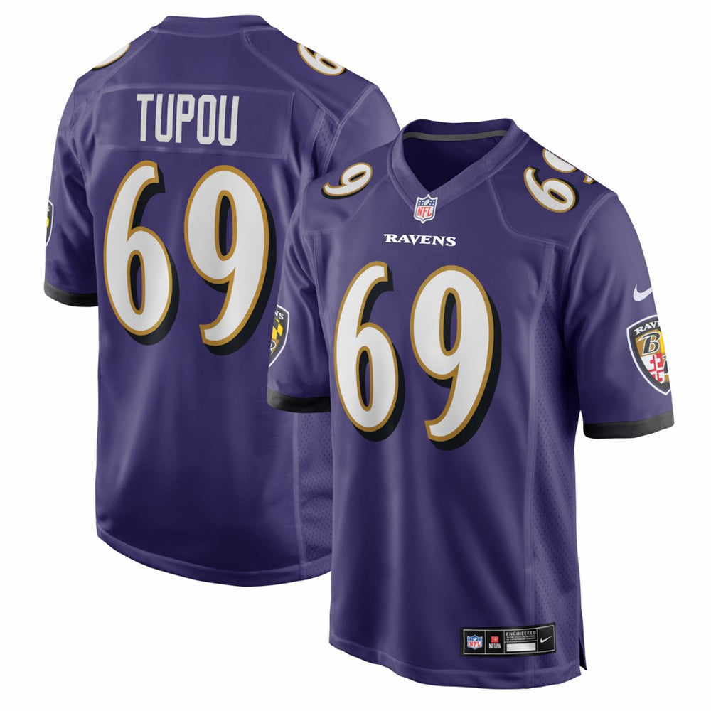 NFL Baltimore Ravens Josh Tupou  Team Game Jersey