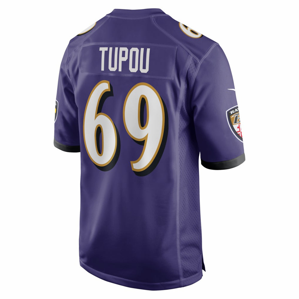 NFL Baltimore Ravens Josh Tupou  Team Game Jersey