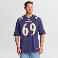 NFL Baltimore Ravens Josh Tupou  Team Game Jersey