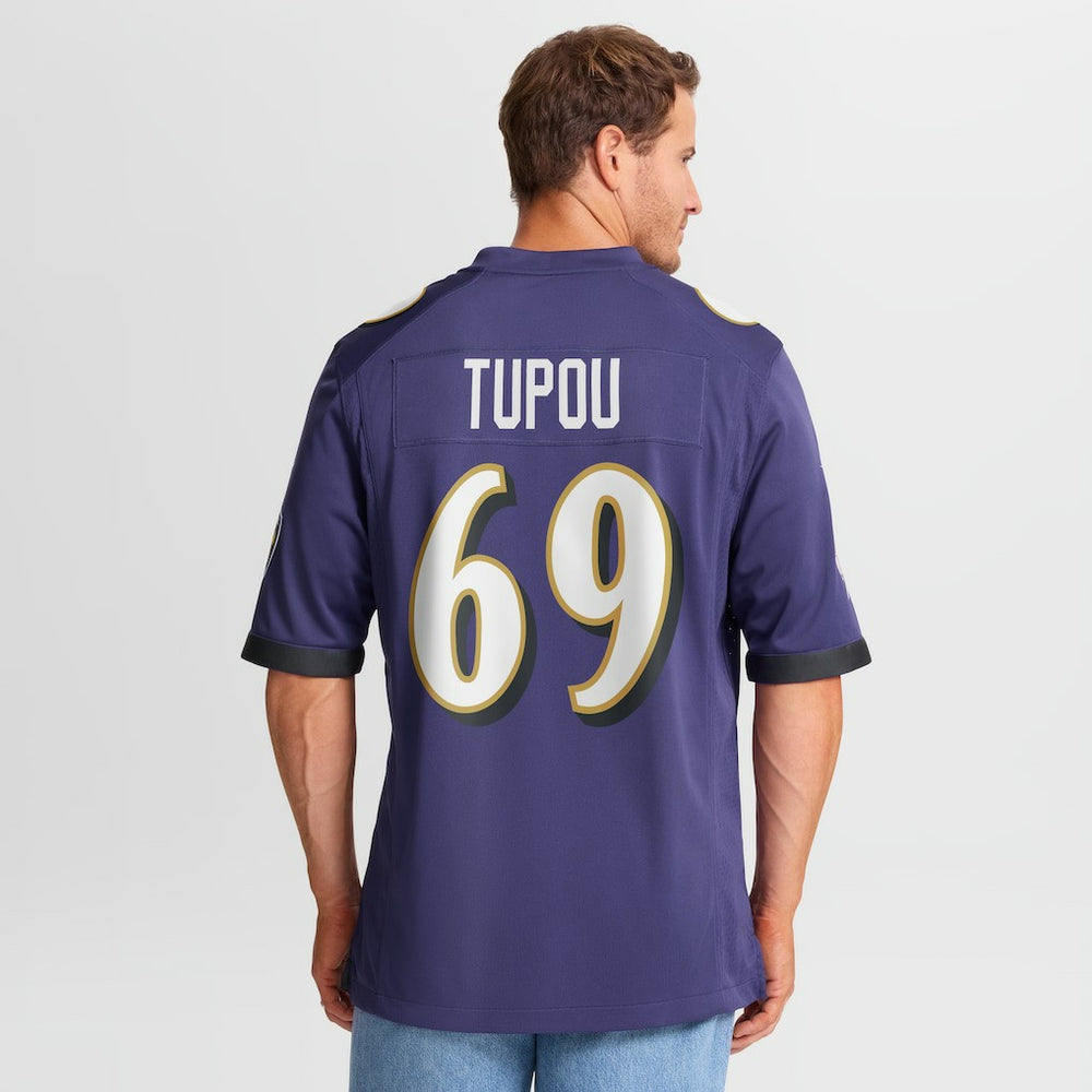 NFL Baltimore Ravens Josh Tupou  Team Game Jersey