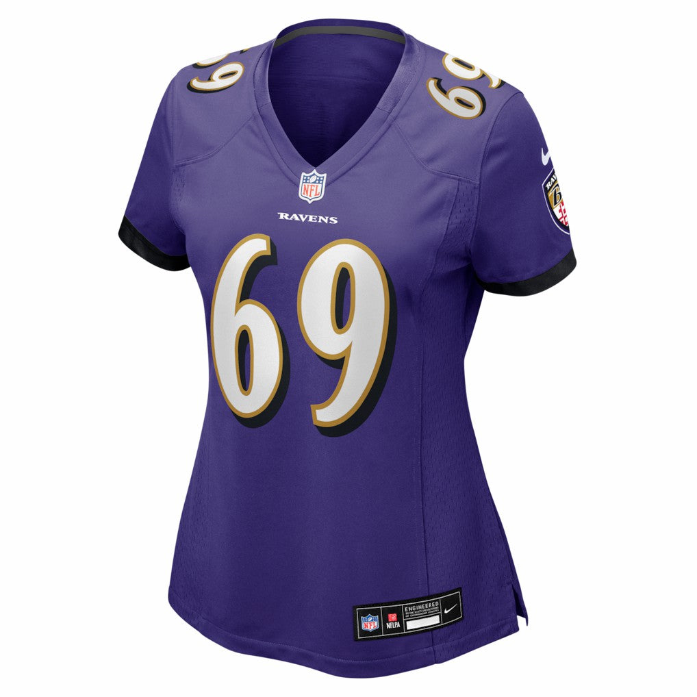 NFL Baltimore Ravens Josh Tupou  Women's Team Game Jersey