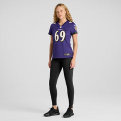 NFL Baltimore Ravens Josh Tupou  Women's Team Game Jersey