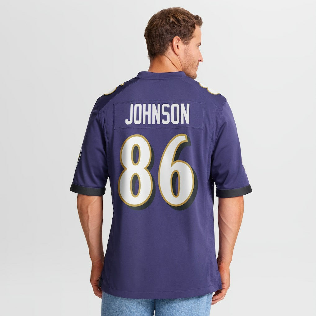 NFL Baltimore Ravens Cornelius Johnson  Team Game Jersey
