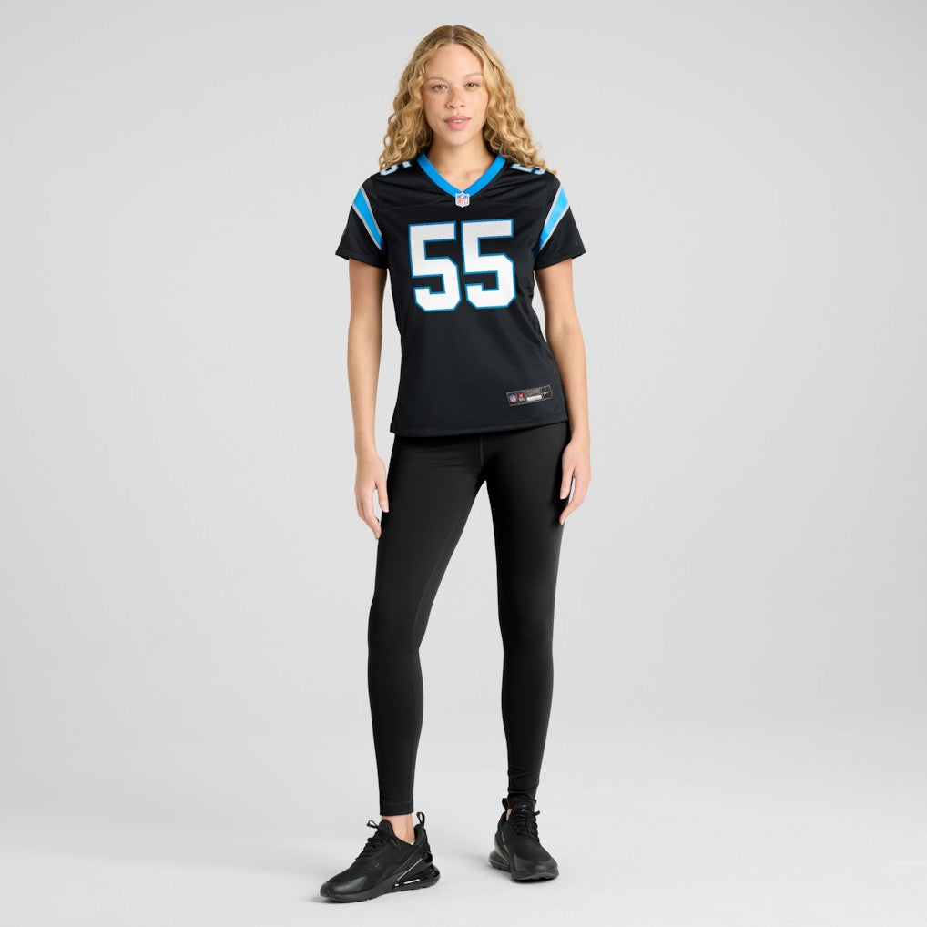 NFL Carolina Panthers Maema Njongmeta  Women's Team Game Jersey
