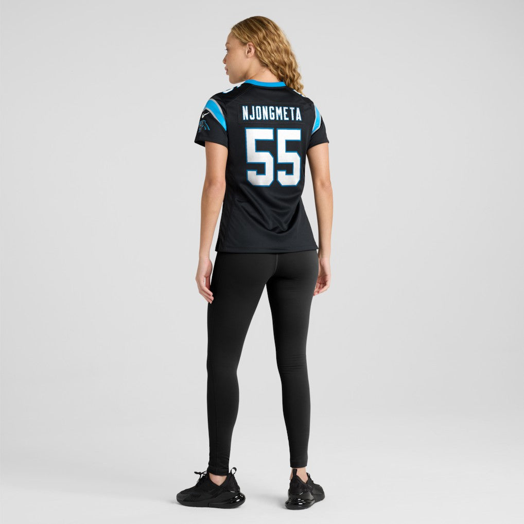 NFL Carolina Panthers Maema Njongmeta  Women's Team Game Jersey