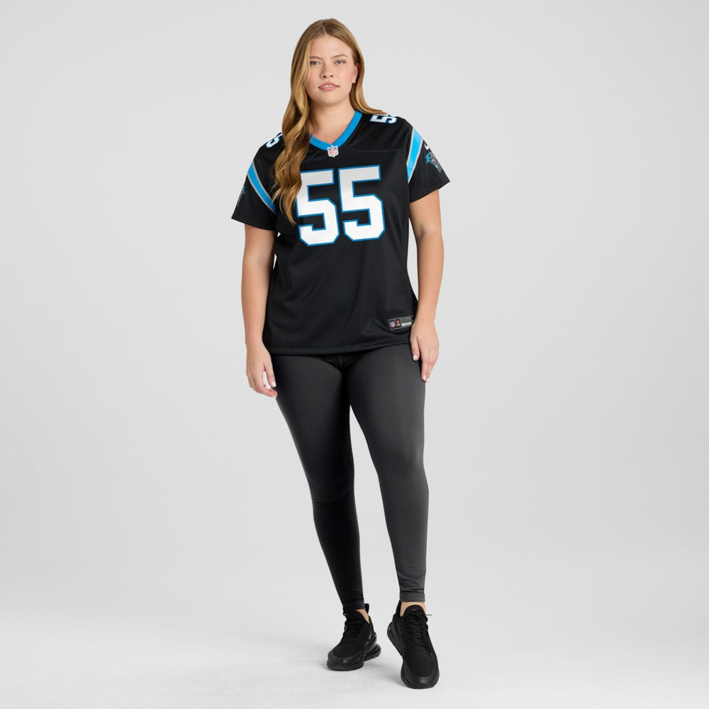 NFL Carolina Panthers Maema Njongmeta  Women's Team Game Jersey