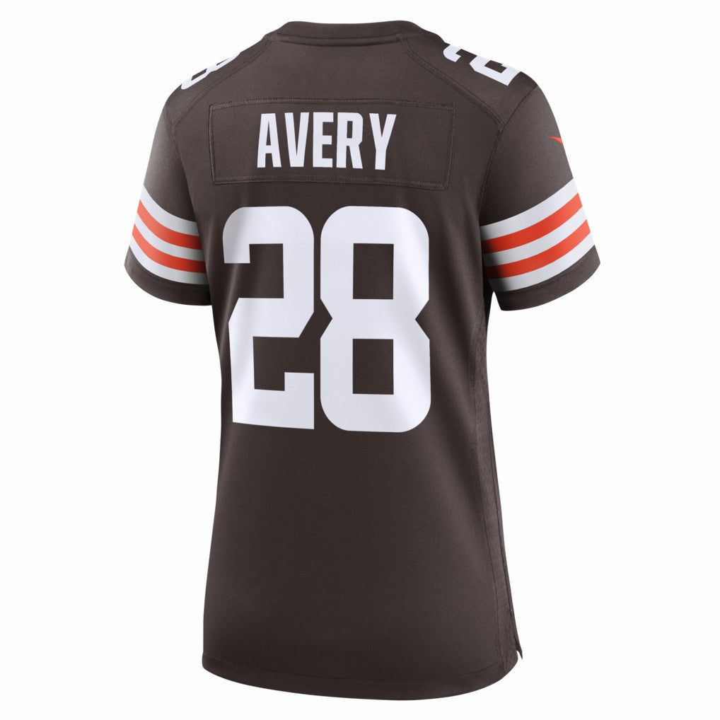 NFL Cleveland Browns Tre Avery  Women's Team Game Jersey