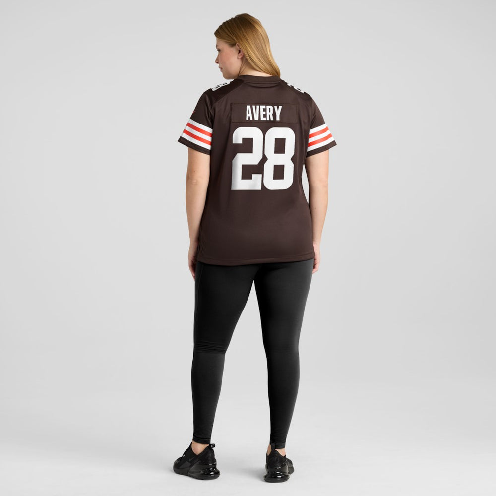 NFL Cleveland Browns Tre Avery  Women's Team Game Jersey