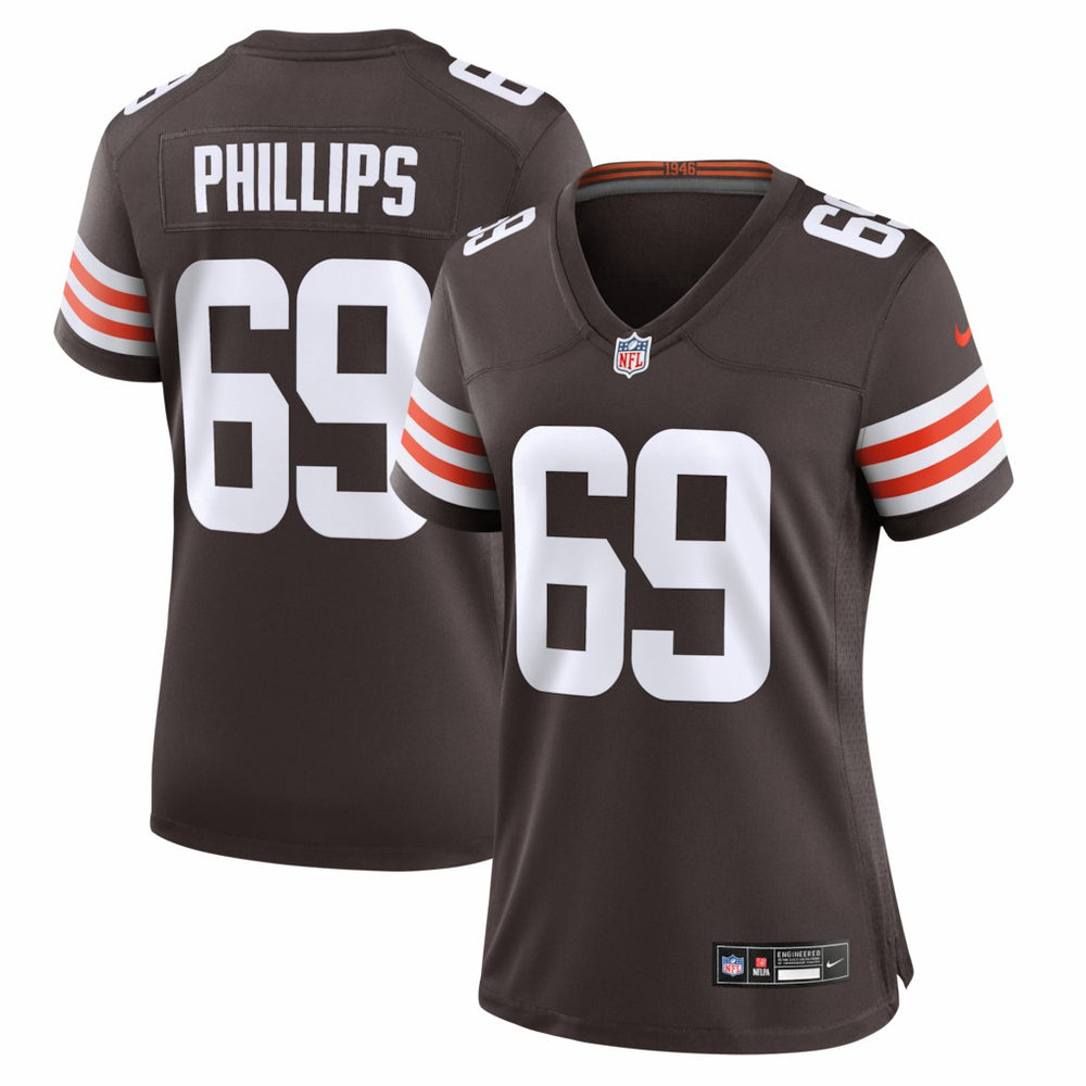 NFL Cleveland Browns Tyre Phillips  Women's Team Game Jersey