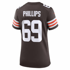NFL Cleveland Browns Tyre Phillips  Women's Team Game Jersey