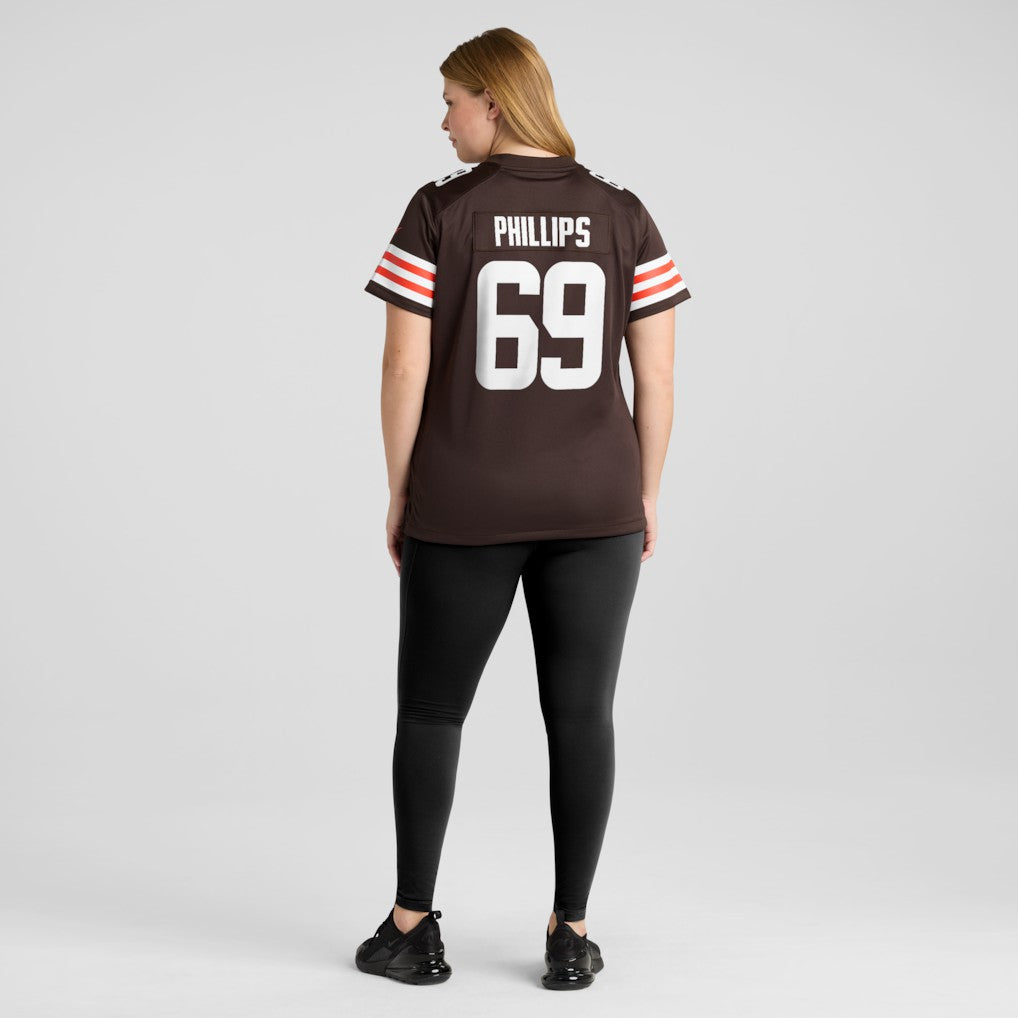 NFL Cleveland Browns Tyre Phillips  Women's Team Game Jersey