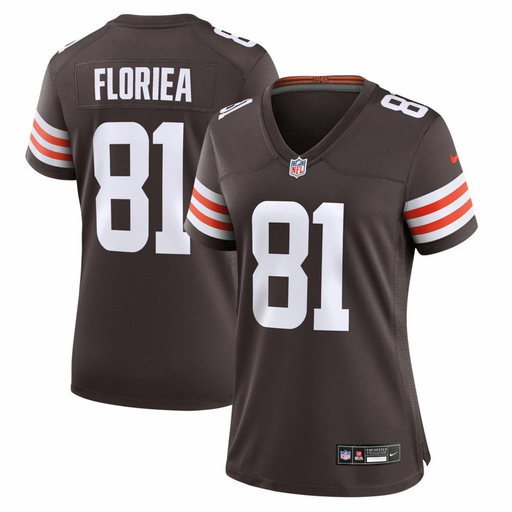 NFL Cleveland Browns Luke Floriea  Women's Team Game Jersey