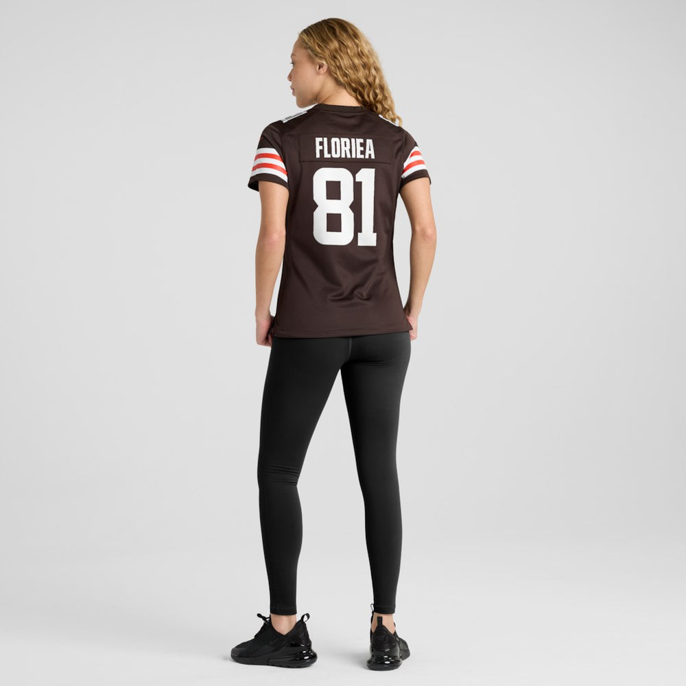 NFL Cleveland Browns Luke Floriea  Women's Team Game Jersey