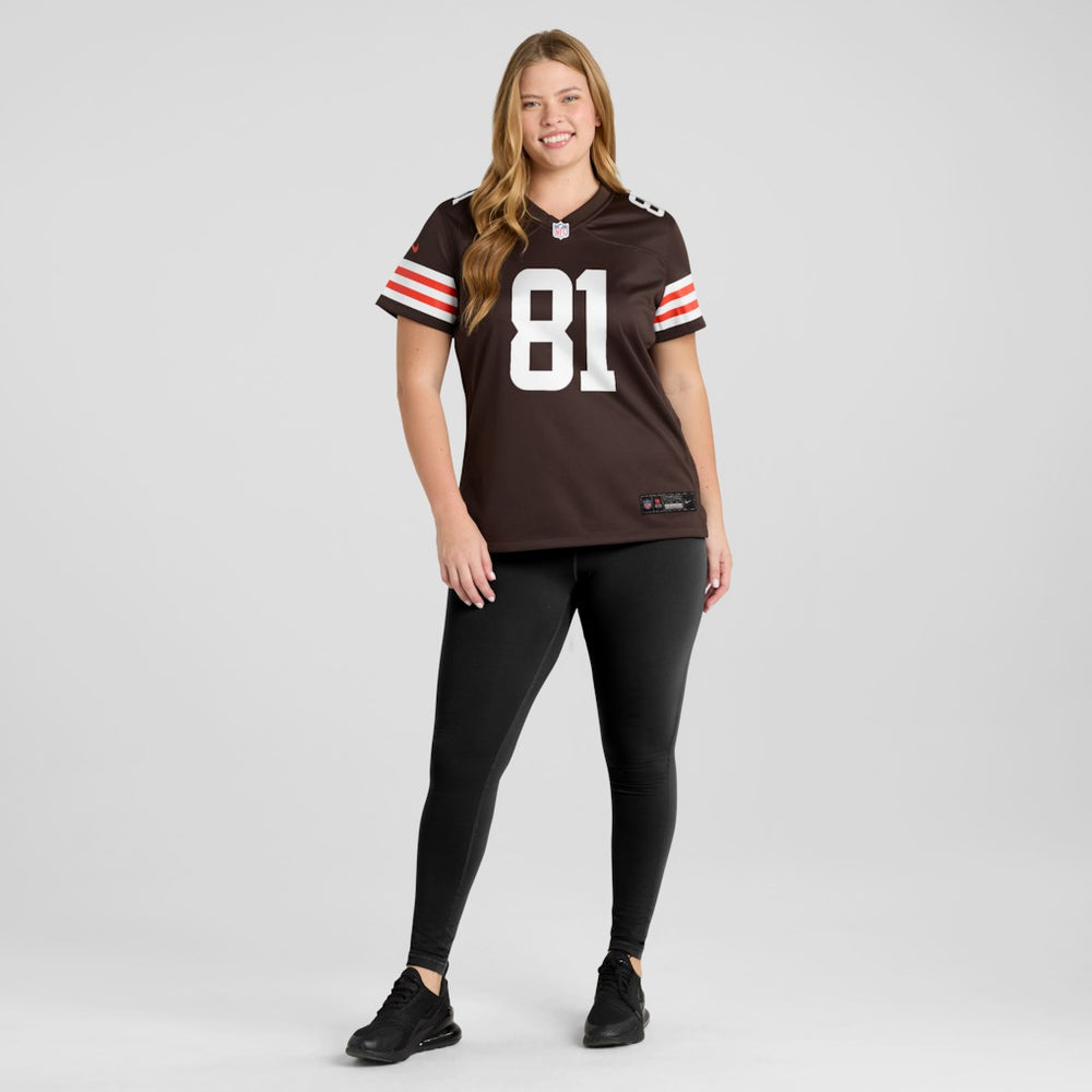 NFL Cleveland Browns Luke Floriea  Women's Team Game Jersey