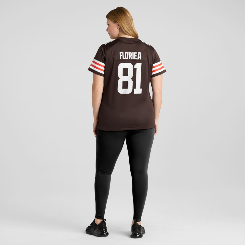 NFL Cleveland Browns Luke Floriea  Women's Team Game Jersey