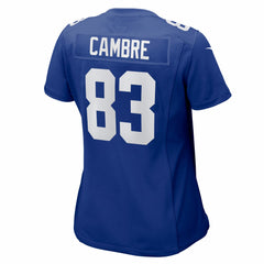 NFL New York Giants Dalen Cambre  Women's Team Game Jersey