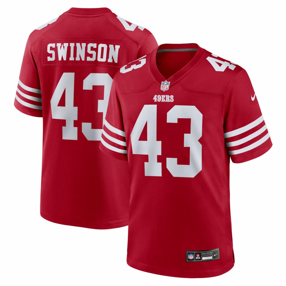 NFL San Francisco 49ers Messiah Swinson  Team Game Jersey