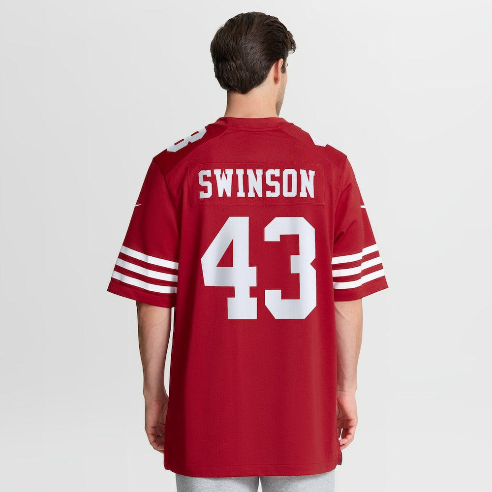NFL San Francisco 49ers Messiah Swinson  Team Game Jersey