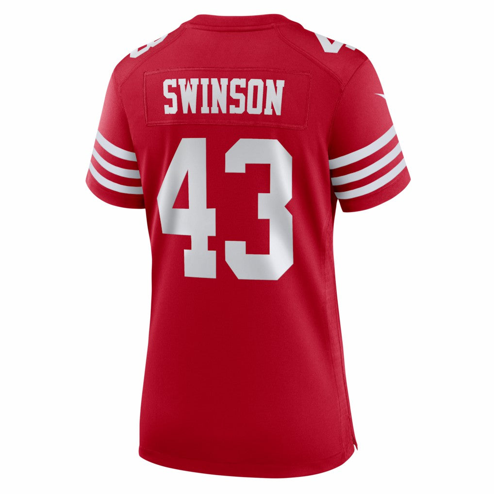 NFL San Francisco 49ers Messiah Swinson  Women's Team Game Jersey