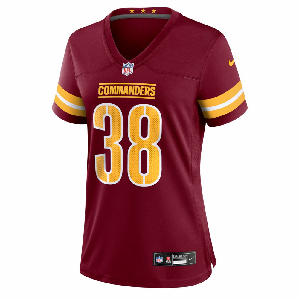NFL Washington Commanders Chase Edmonds  Women's Team Game Jersey