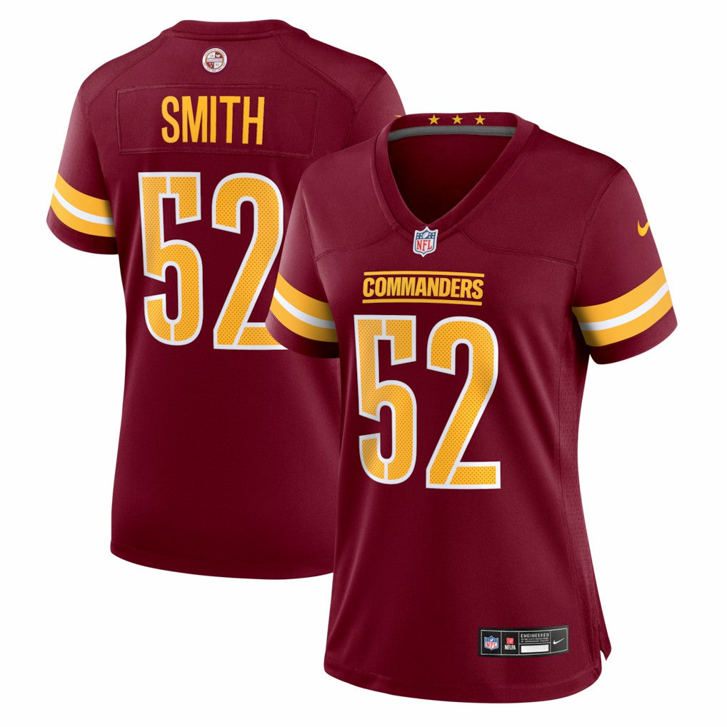 NFL Washington Commanders Preston Smith  Women's Team Game Jersey