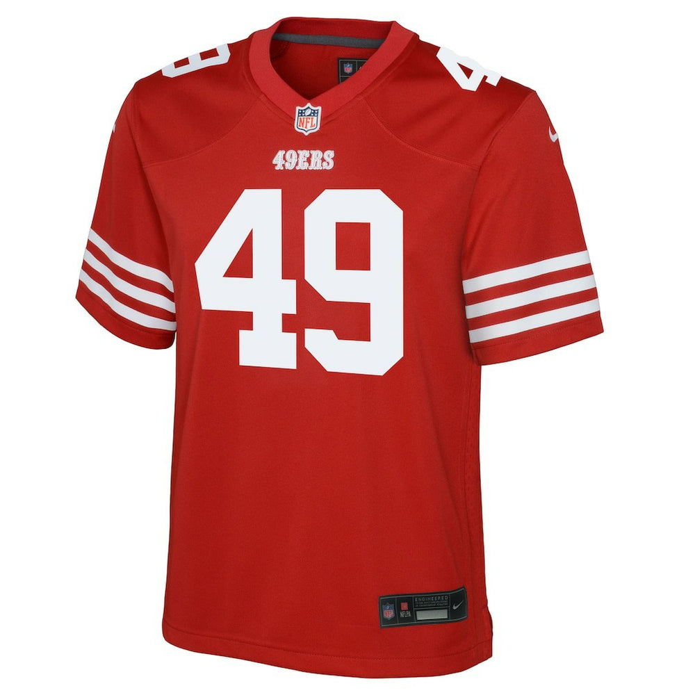 NFL San Francisco 49ers The Faithful  Youth Team Game Jersey