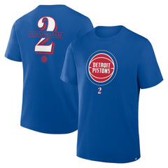 Cade Cunningham Detroit Pistons In The Paint Name & Number T-Shirt sale - Blue | Fanatics discount
