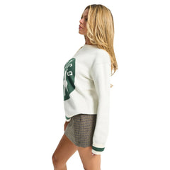 Boston Celtics Terez Unisex Oversized Sweater - Cream outlet