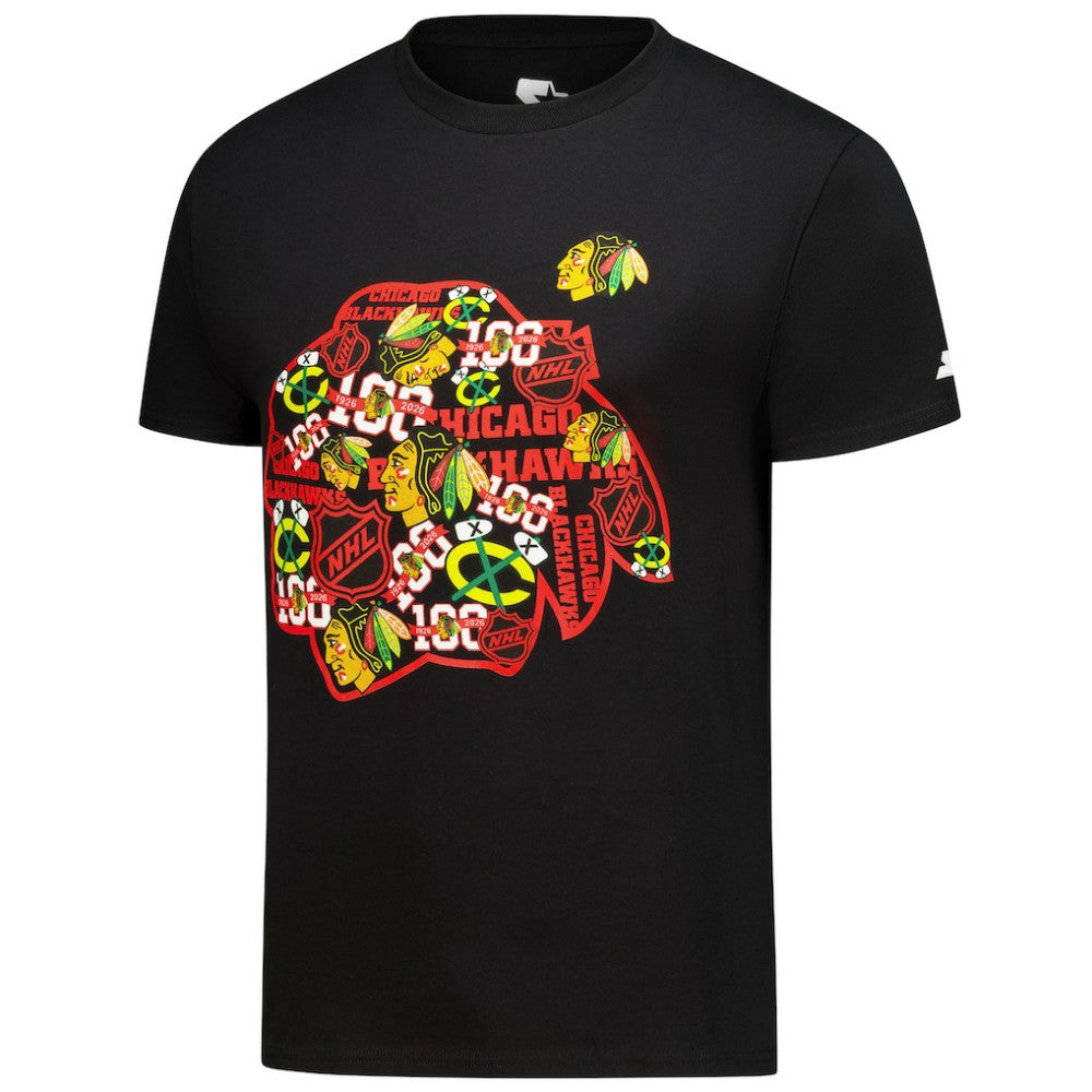 Chicago Blackhawks Starter Logo Collage T-Shirt