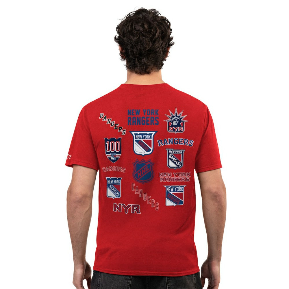 New York Rangers Starter Logo Collage T-Shirt