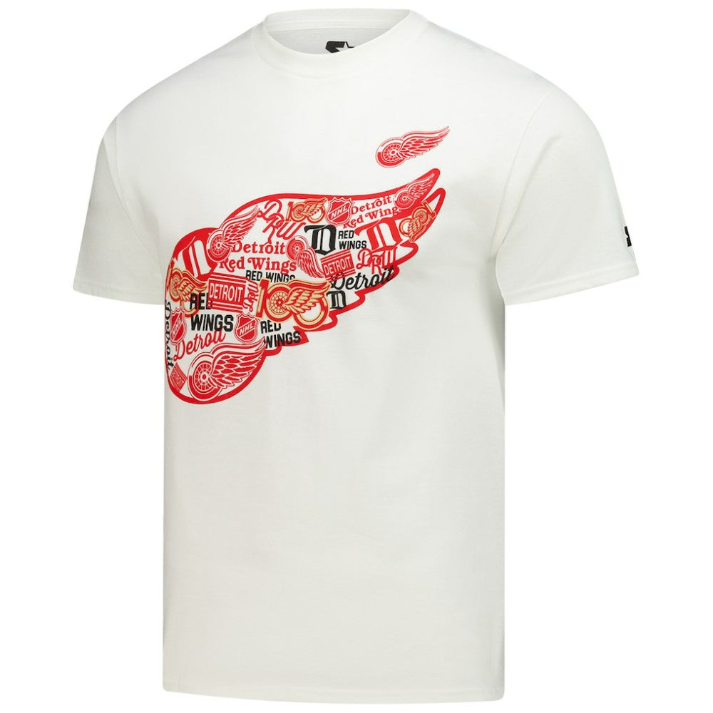 Detroit Red Wings Starter Logo Collage T-Shirt