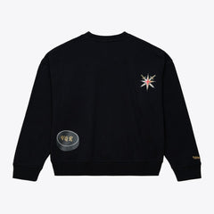 Vegas Golden Knights Mitchell & Ness Women's Crewneck Sweatshirt