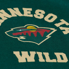 Minnesota Wild Mitchell & Ness Women's Crewneck Sweatshirt
