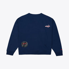 Washington Capitals Mitchell & Ness Women's Crewneck Sweatshirt