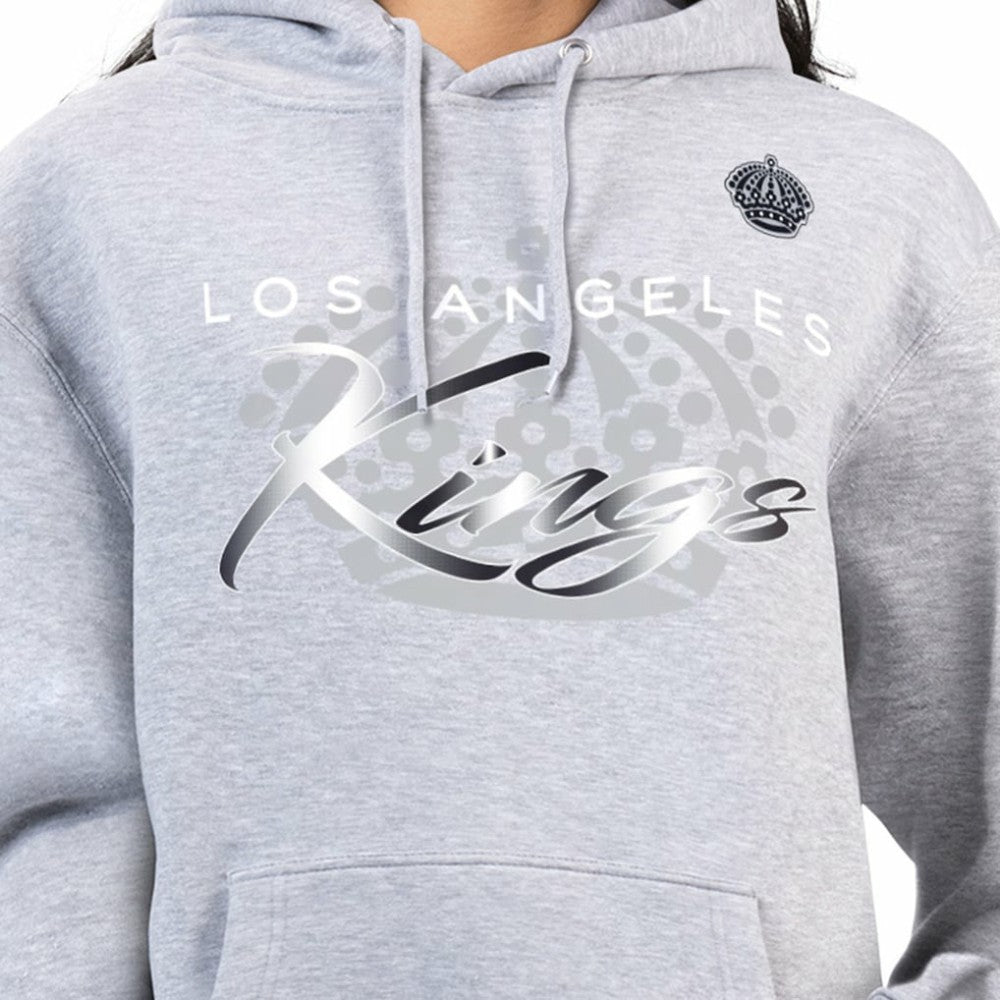 Los Angeles Kings G-III 4Her by Carl Banks Women's Shadow Logo Fleece Hoodie
