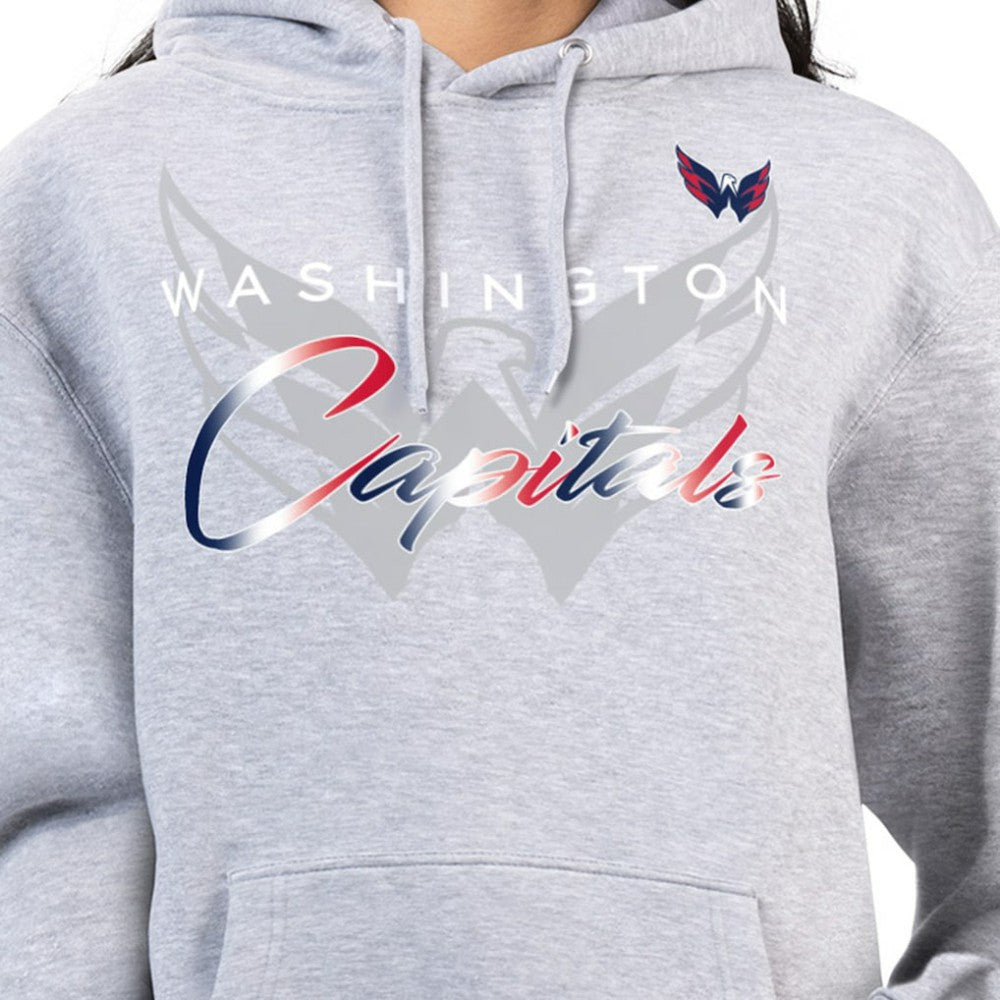 Washington Capitals G-III 4Her by Carl Banks Women's Shadow Logo Fleece Hoodie