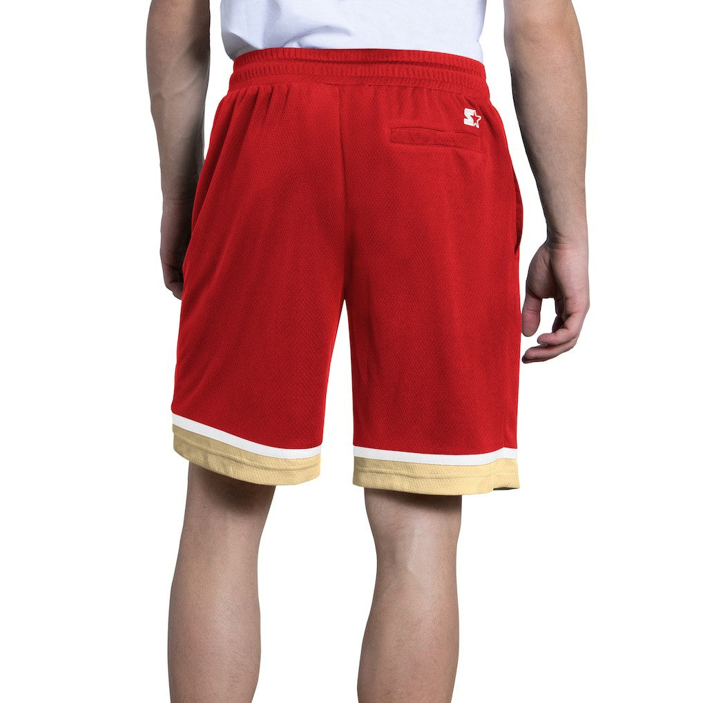NFL San Francisco 49ers Starter Power Play Mesh Shorts