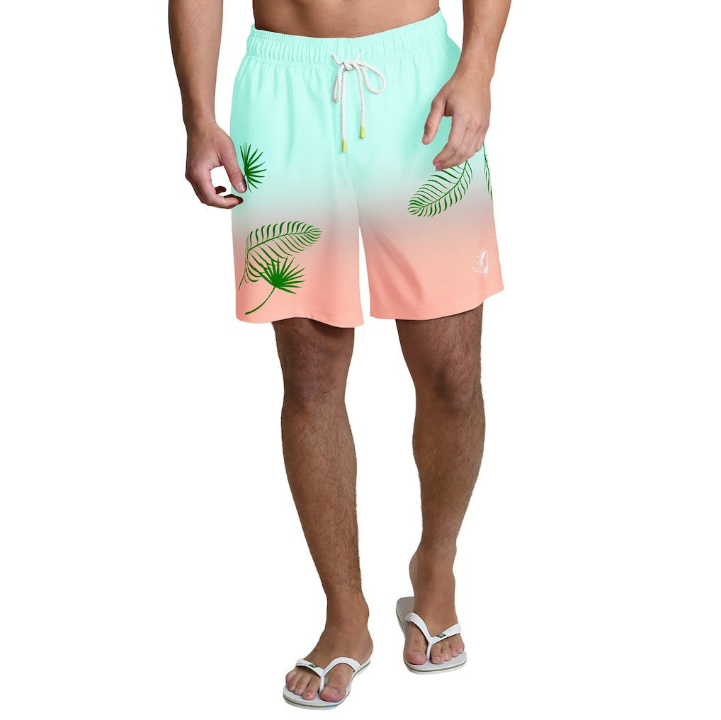 NFL Miami Dolphins Margaritaville Sunset On The Beach Swim Shorts