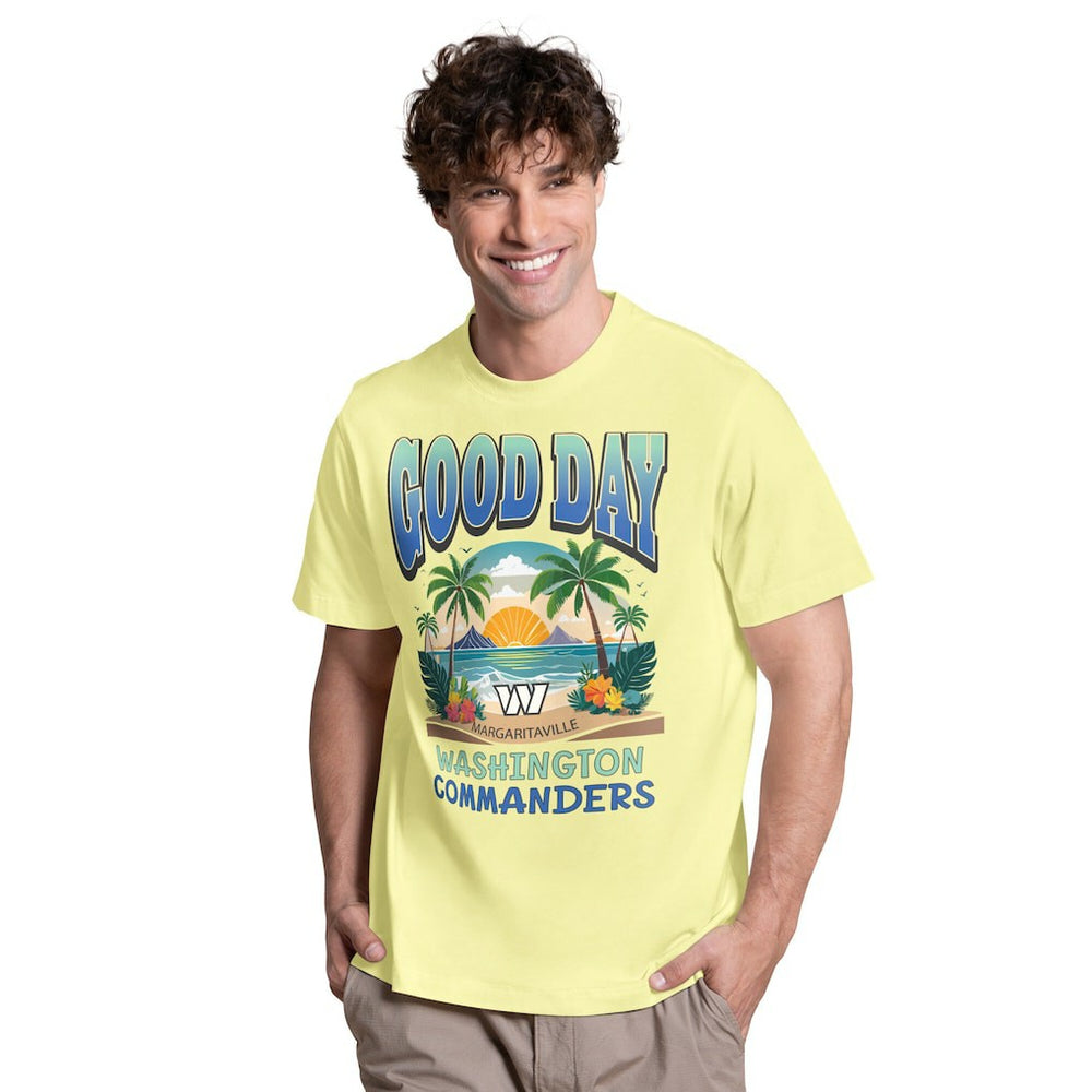 NFL Washington Commanders Margaritaville Good Day T-Shirt