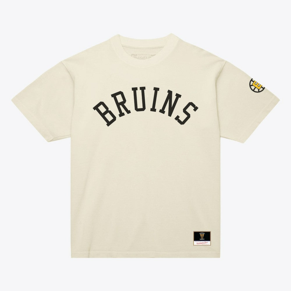 Boston Bruins Mitchell & Ness Unisex Arched Team T-Shirt