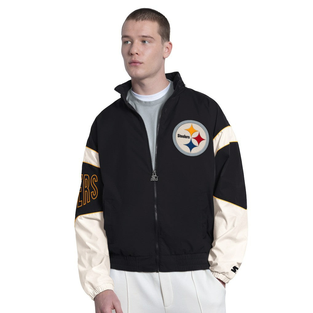 NFL Pittsburgh Steelers Starter The Gust Full-Zip Hooded Jacket