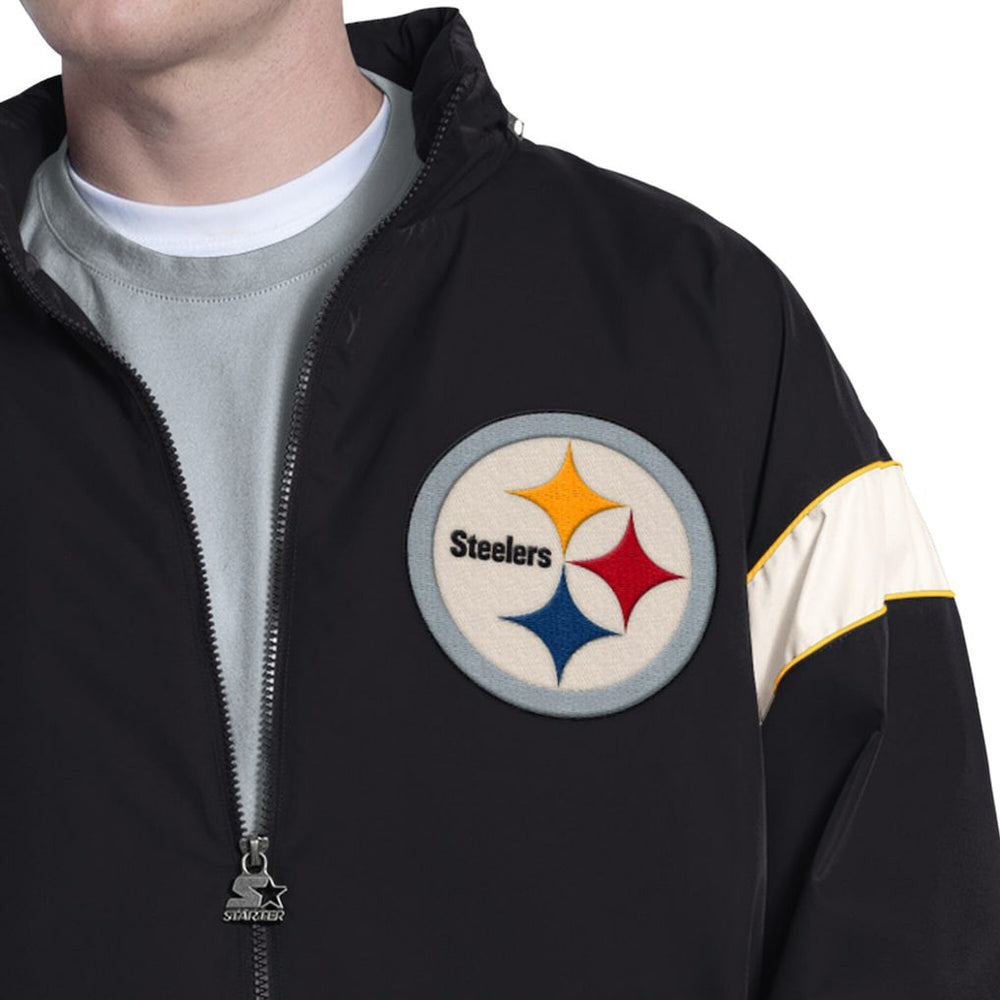NFL Pittsburgh Steelers Starter The Gust Full-Zip Hooded Jacket