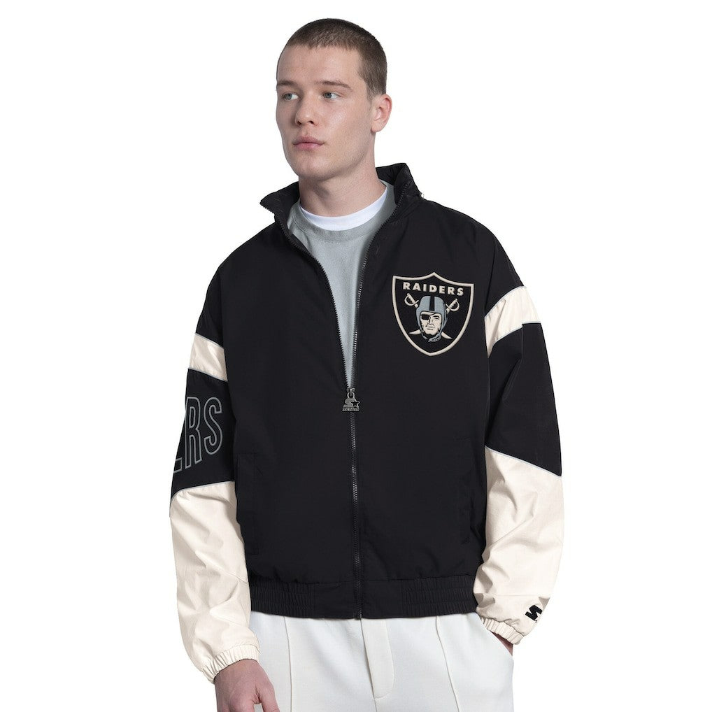 NFL Las Vegas Raiders Starter The Gust Full-Zip Hooded Jacket