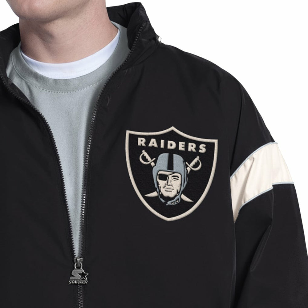 NFL Las Vegas Raiders Starter The Gust Full-Zip Hooded Jacket