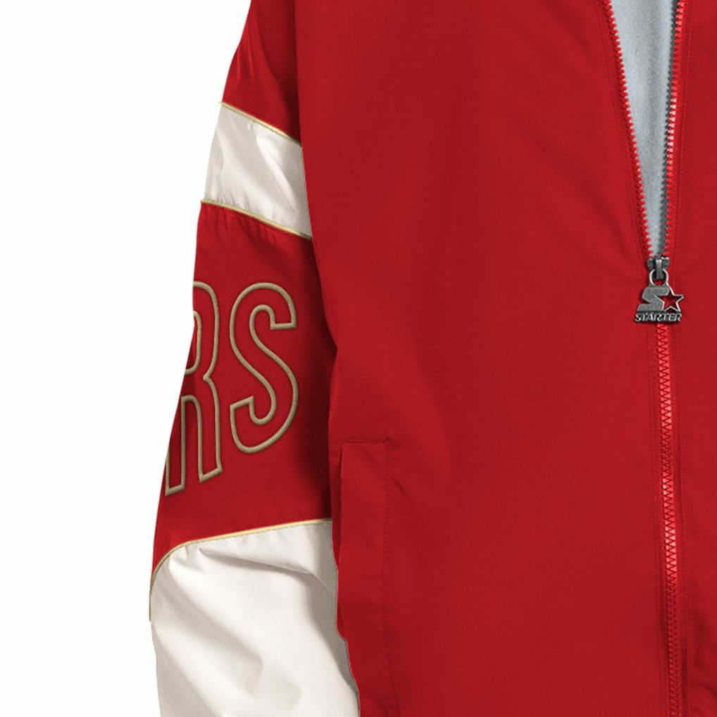 NFL San Francisco 49ers Starter The Gust Full-Zip Hooded Jacket