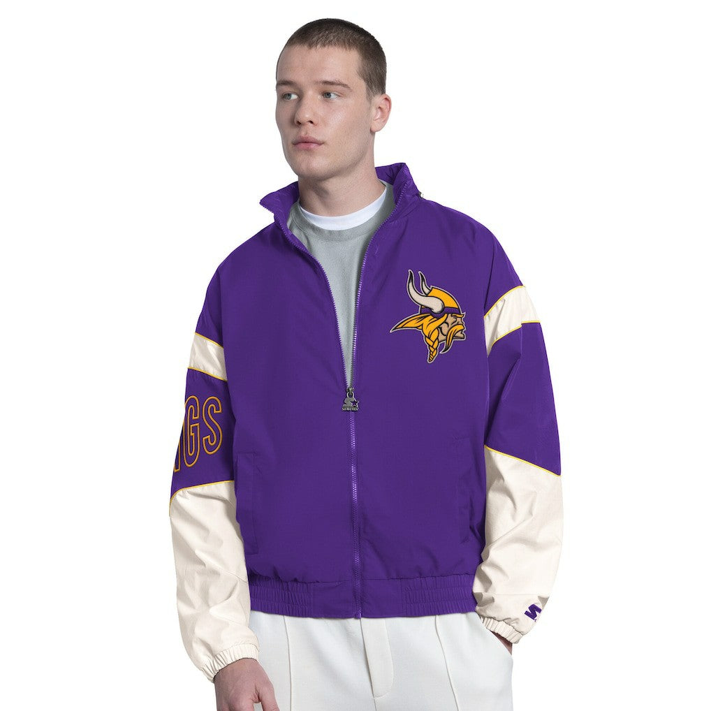 NFL Minnesota Vikings Starter The Gust Full-Zip Hooded Jacket